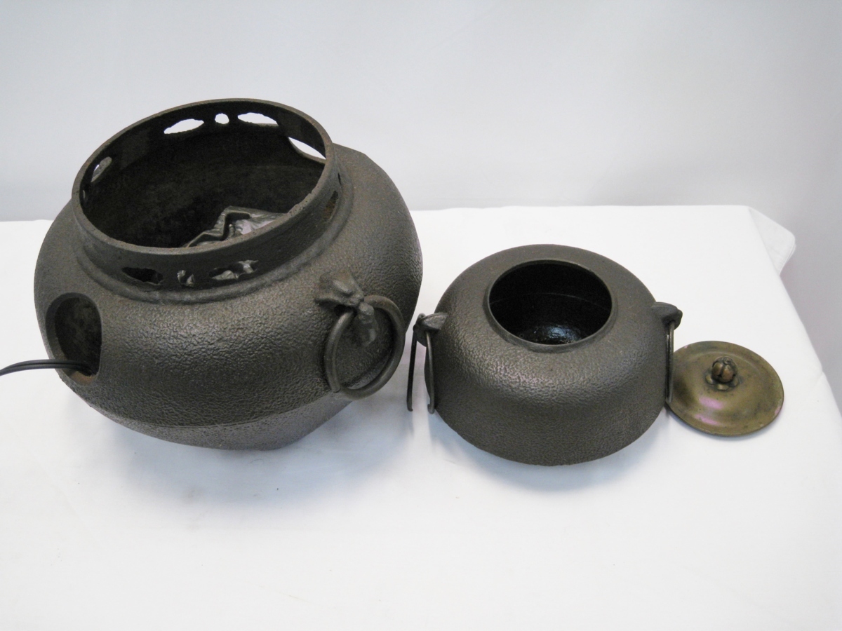 ヤマキ電器 茶道具 | 嬉楽 強弱切替 茶道用電気炭 風炉 茶器⁄茶道具