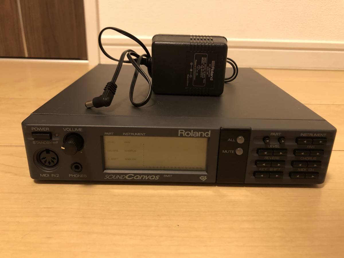 ○◇ Roland 音源モジュール SoundCanvas SC-55 (初代無印) 動作品