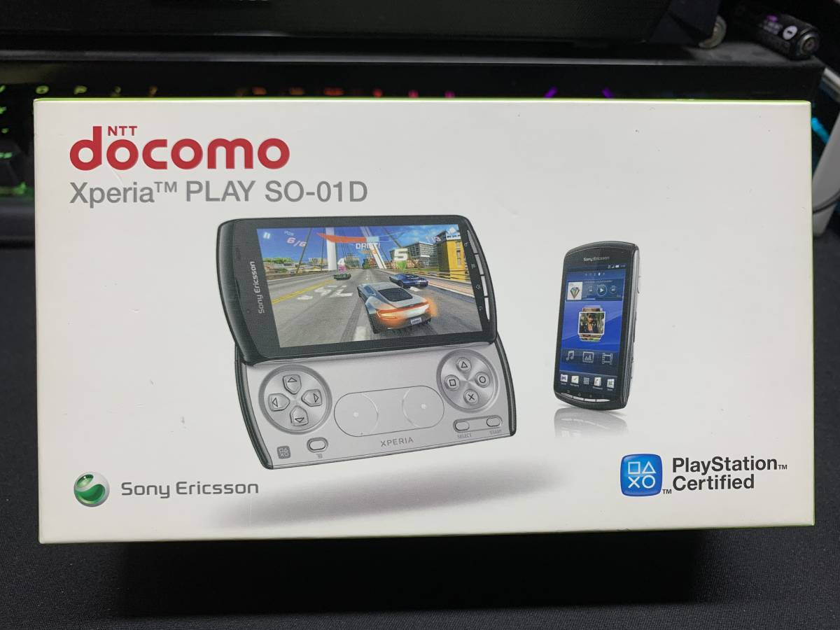 中古美品 Sony Ericsson docomo Xperia PLAY SO-01D Black