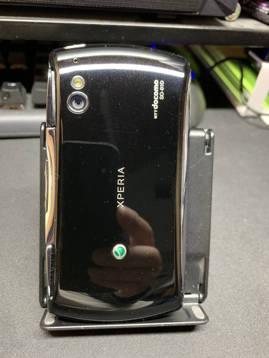 中古美品 Sony Ericsson docomo Xperia PLAY SO-01D Black