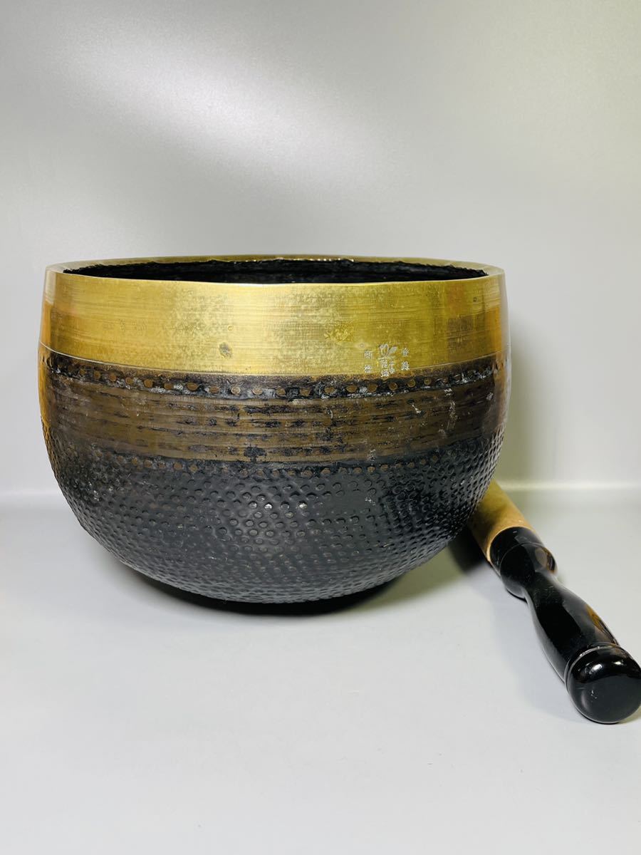 伝統工芸 工芸美術 仏教 特大 高級お鈴 御鈴 おりん 約2.7kg