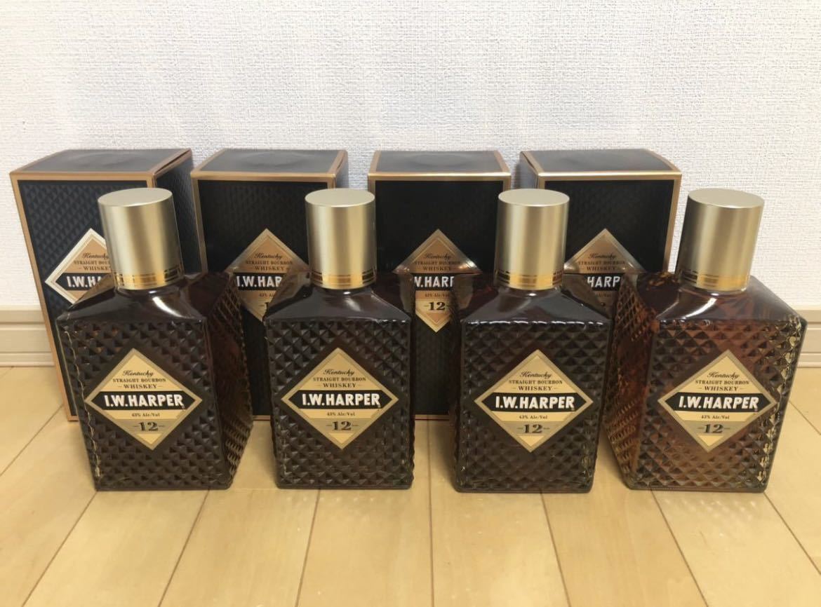 終売 I.W.HARPER 12年 I.W.ハーパー 12年4本(バーボン)|売買され 終売 I.W.HARPER 12年 I.W.ハーパー 12年4本(バーボン)|売買され