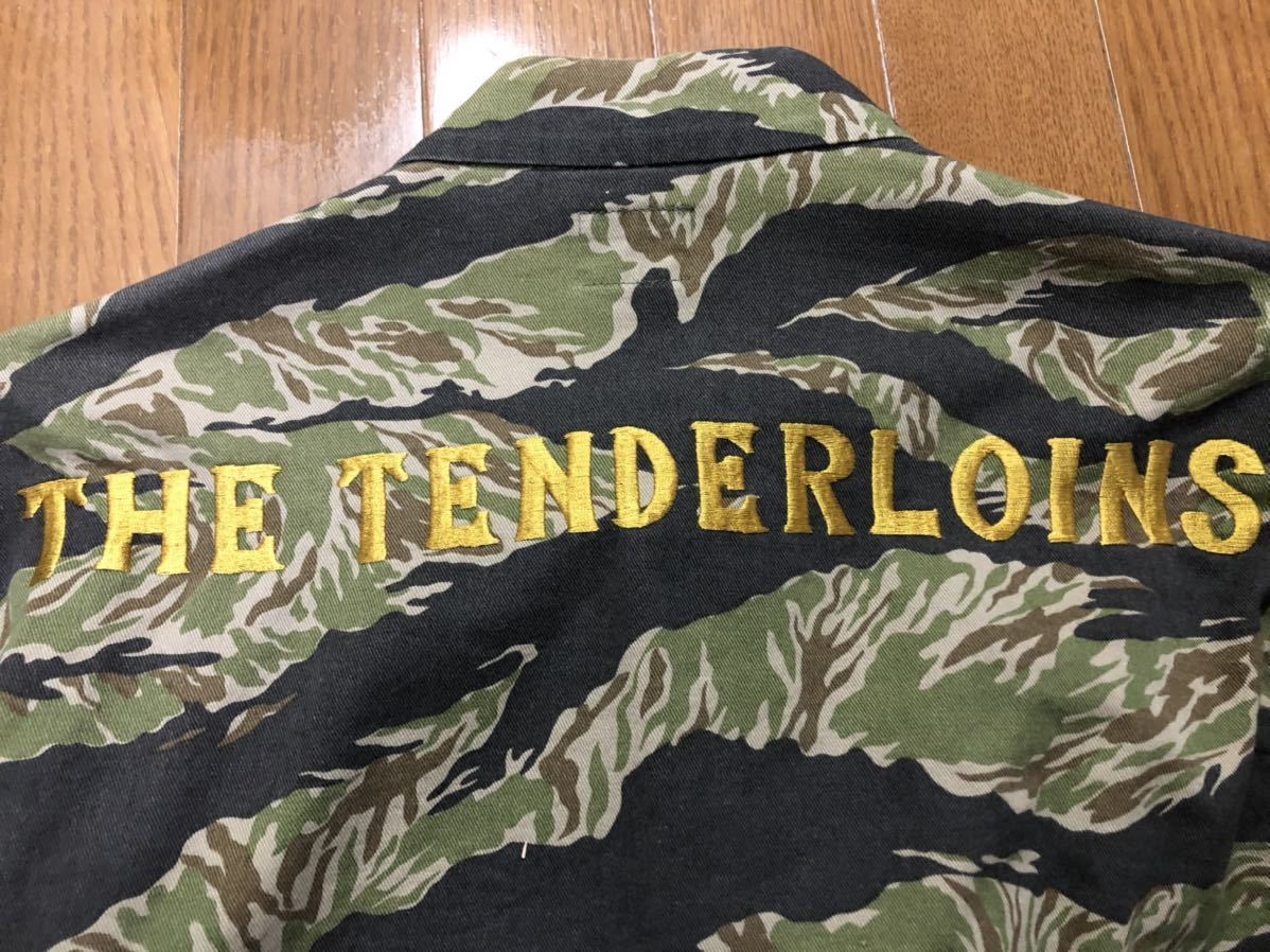 希少 中古 TENDERLOIN バンブージャケット サイズXSタイガーストライプ