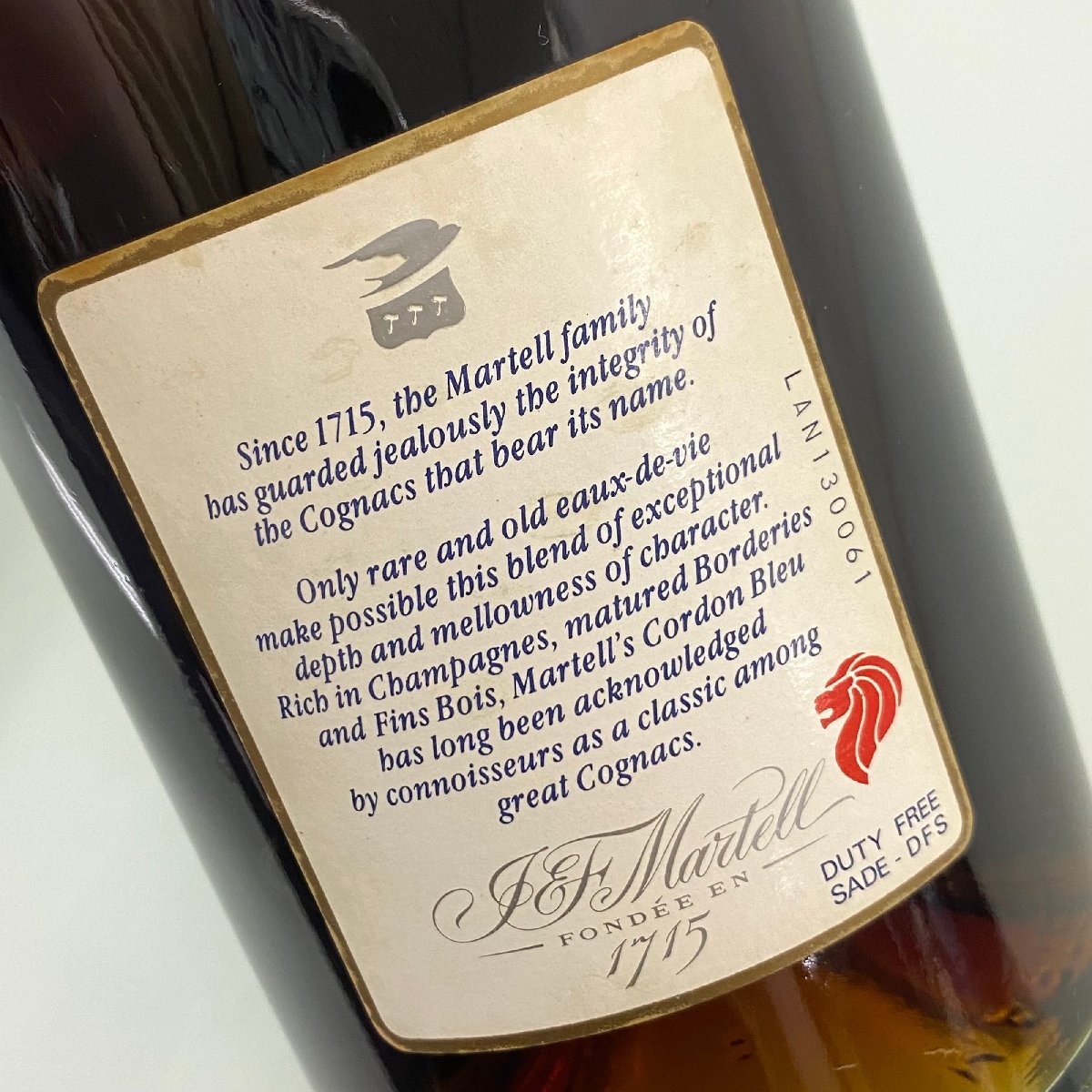 未開栓◇マーテル MARTELL◇コルドンブルー 1715 CORDON BLEU 1000ml