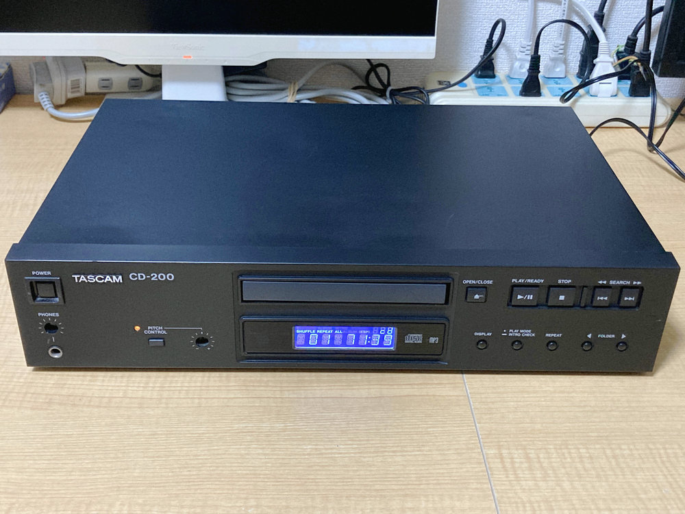 動作品 難あり』TASCAM CD-200 業務用CDプレーヤー 2016年製 TASCAM CD-