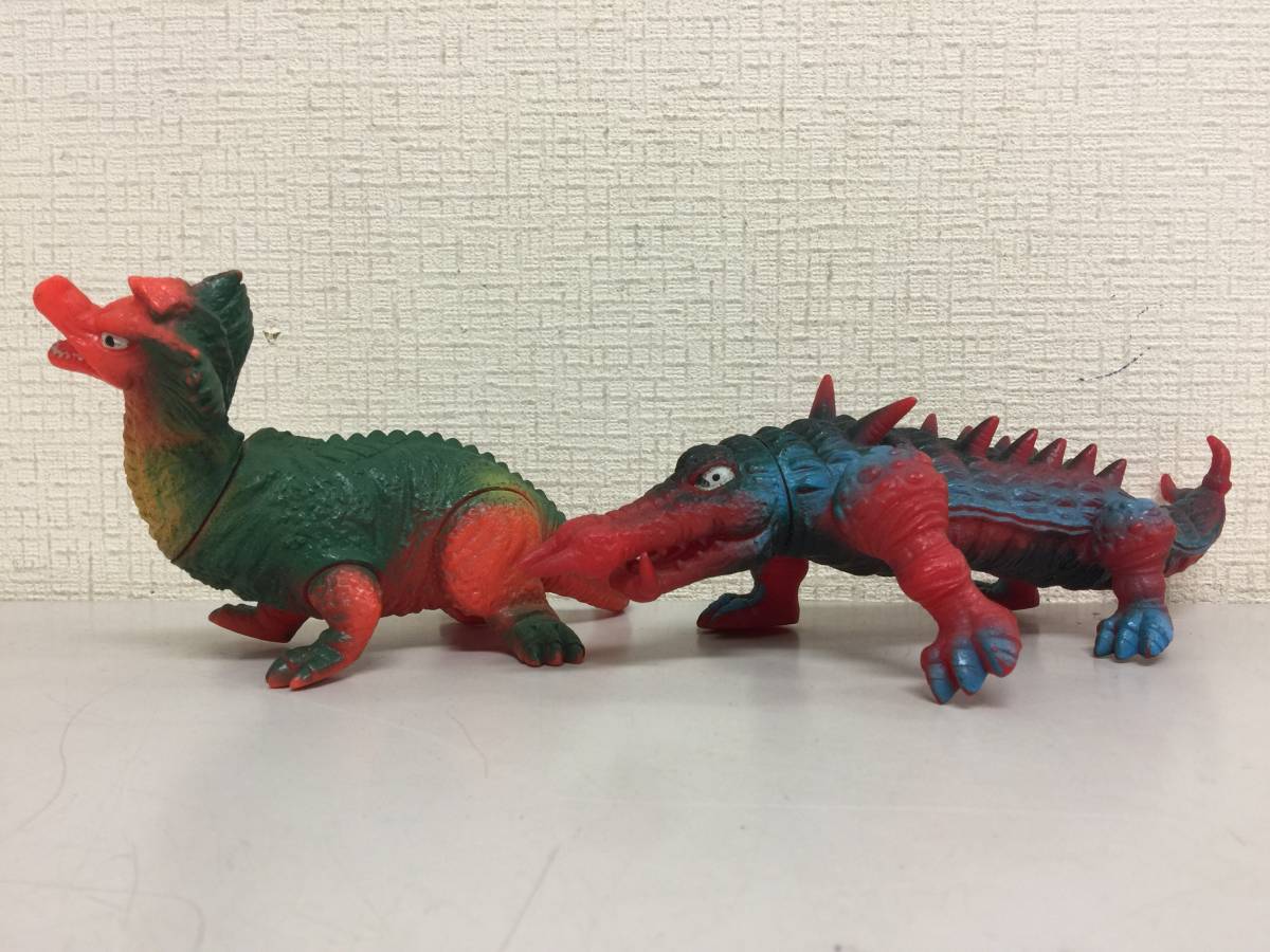 昭和レトロ 怪獣 ソフビ 7体セット まとめ バルタン星人 他 当時物 B2 