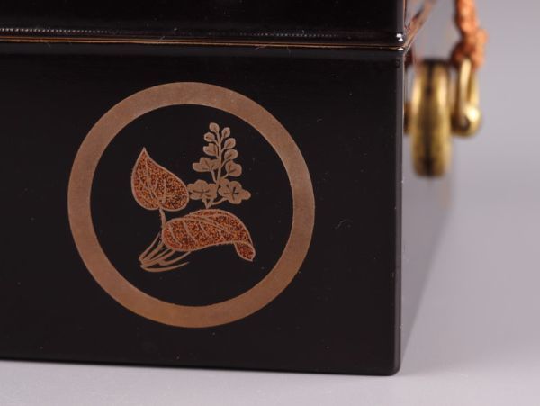 時代物 古美術 金蒔絵 極上品 木製漆塗 文箱 桐蒔絵火鉢 陣笠