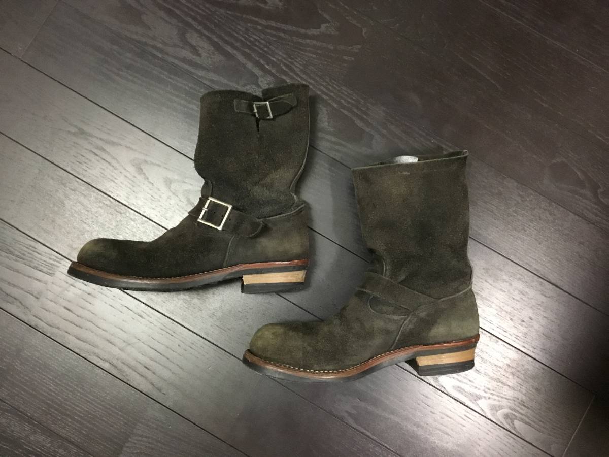レッドウィング 8274 黒スウェード エンジニアブーツ サイズ9.5D 程度