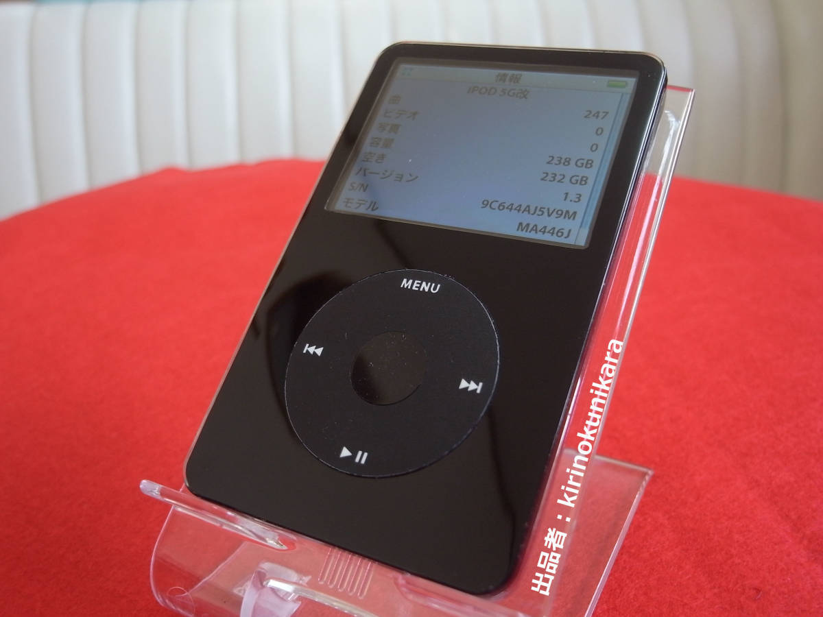 オーディオ機器 Apple iPod MA446J 256GB カスタム済