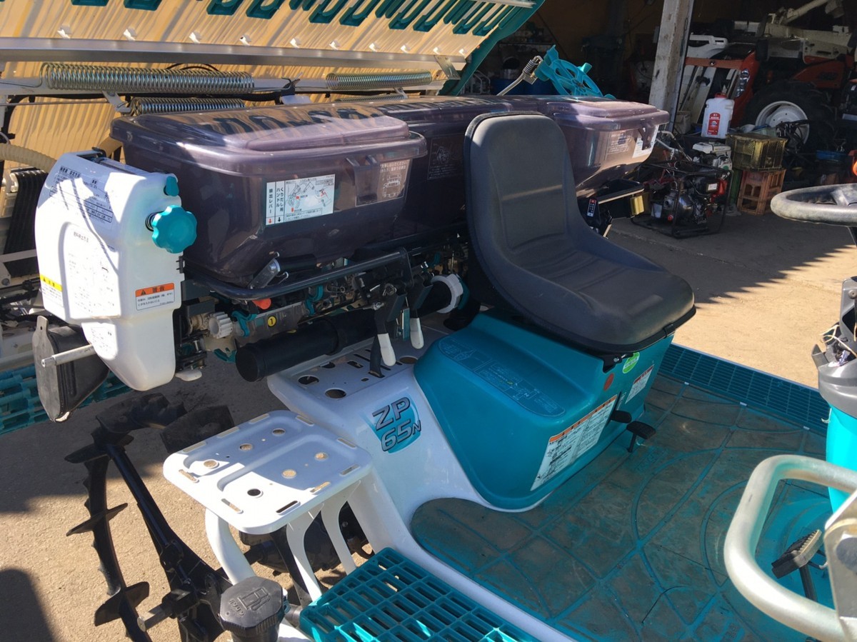 中古 クボタ ロータリー式 ガソリン6条植 田植機 ZP65-NF-D 粒状施肥