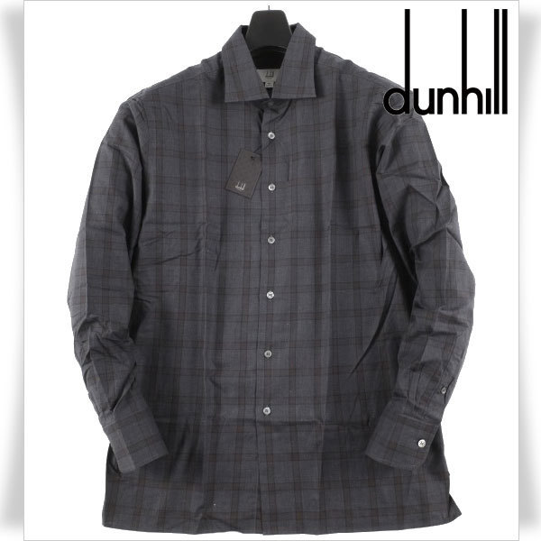  1円 定価4.7万 Dunhill ダンヒル 最高級 男性用 コットン綿100% チェックシャツ XL グレー 正規店本物 7439(XLサイズ以上)｜売買されたオークション情報、yahooの商品情報をアーカイブ公開 - オーク 長袖シャツ一般