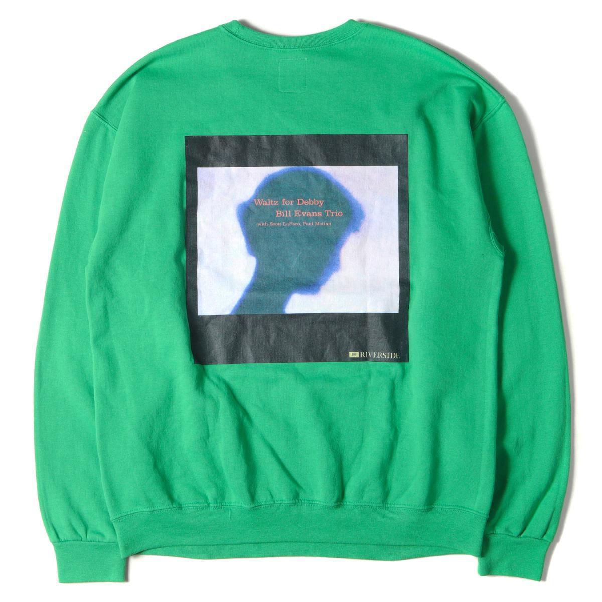 美品 WACKO MARIA ワコマリア BILL EVANS バック プリント クルー 