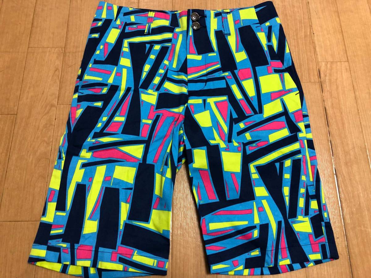  LOUDMOUTH ラウドマウス ストレッチ 幾何学模様柄ハーフパンツ 767-328 084 ７８(78cm～)｜売買されたオークション情報、yahooの商品情報をアーカイブ公開 - オークファン パンツ、スラックス