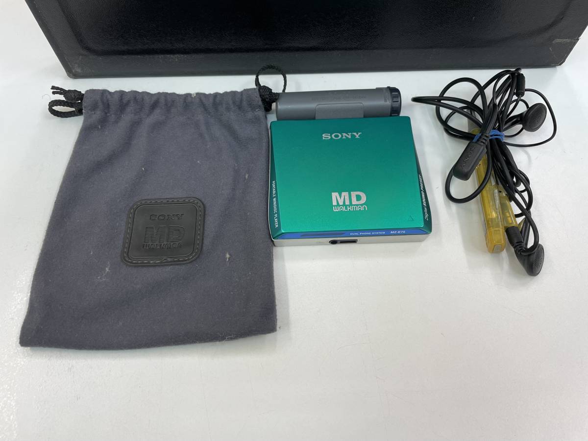 SONY MDウォークマン　 MZ-E75 リチウムなし MZ-E75 SONY MDウォークマン Player with 16GB