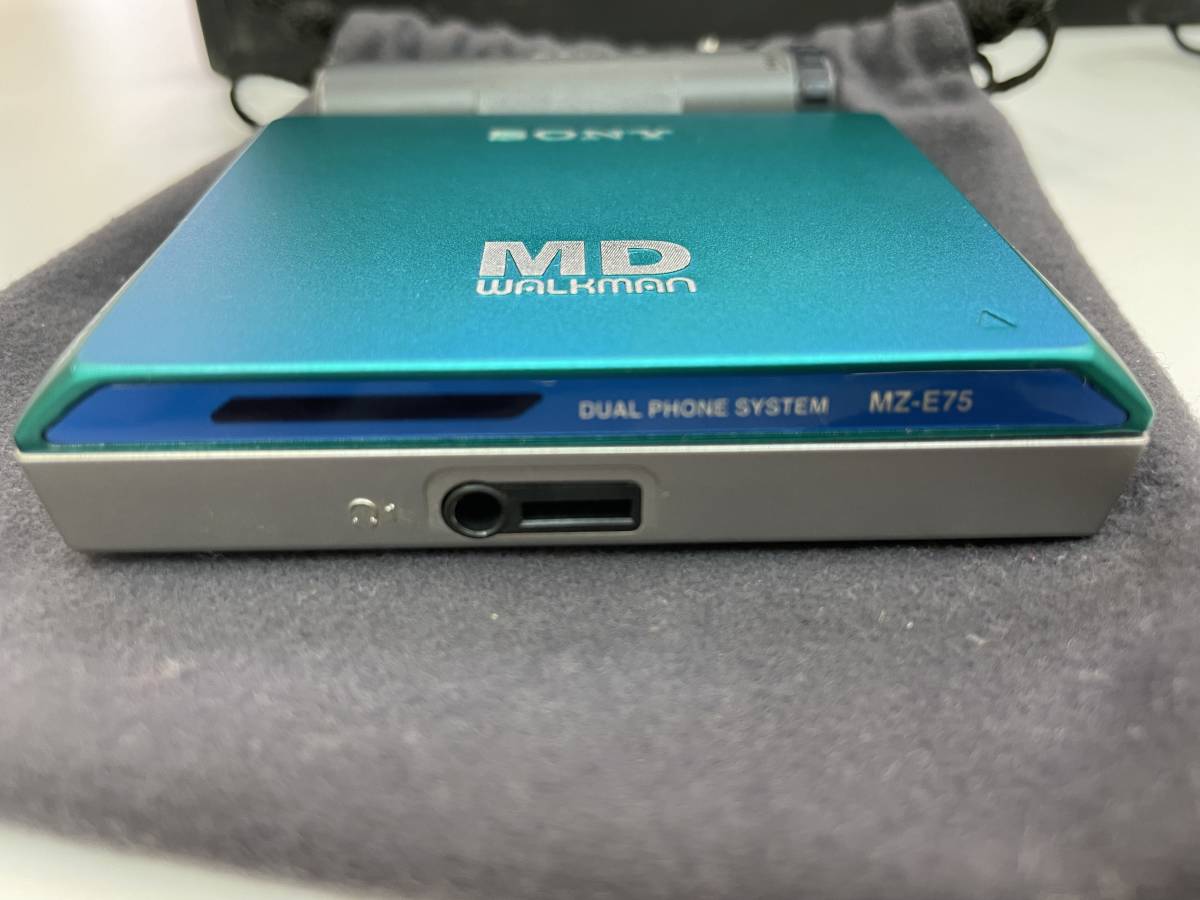 SONY MDウォークマン　 MZ-E75 リチウムなし MZ-E75 SONY MDウォークマン Player with 16GB