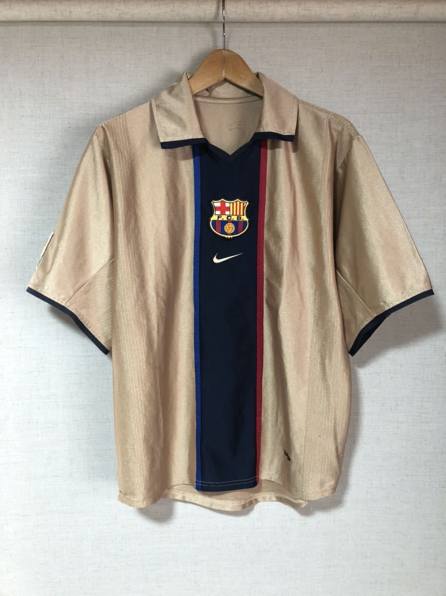 古着 バルセロナ ユニフォーム 01-02 NIKE FCバルセロナ リバウド
