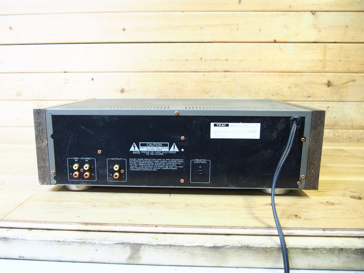 ☆(W0414-3) TEAC ティアック V-9000 カセットデッキ ジャンク 【公式