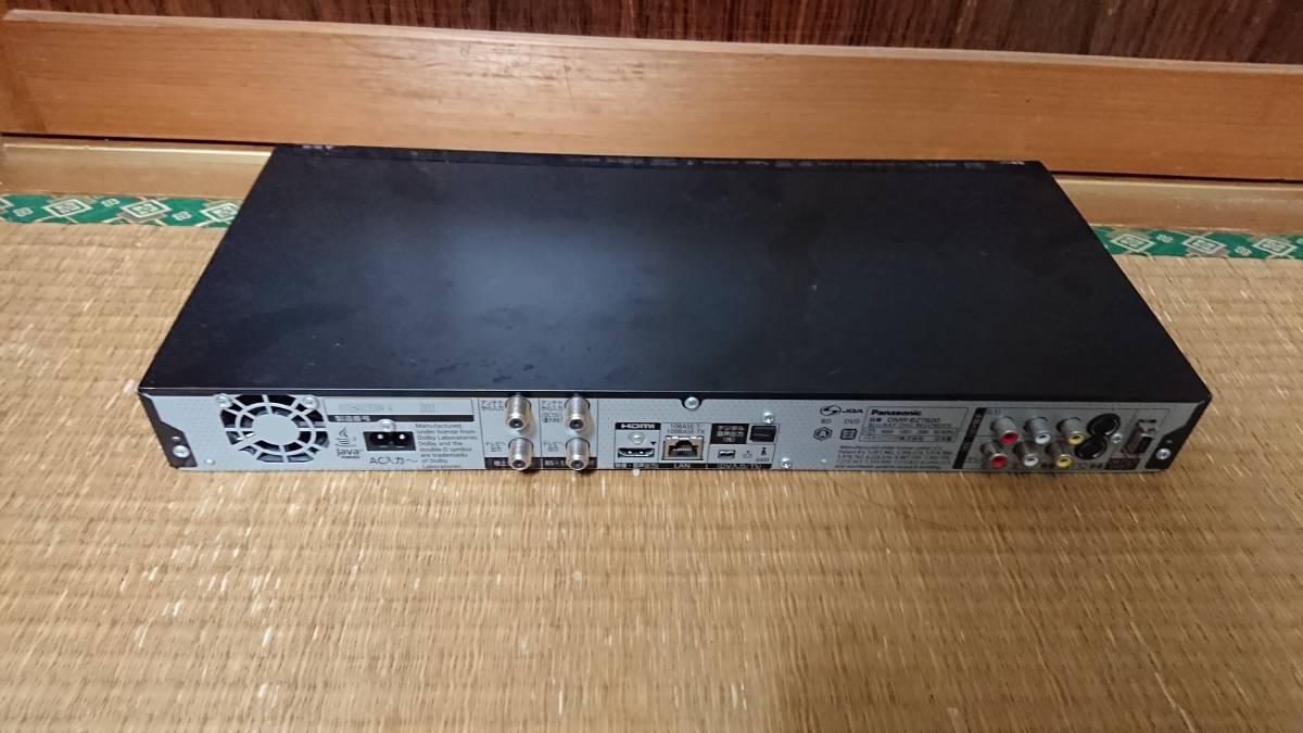 Panasonic DIGA DMR-BZT600 ブルーレイレコーダー BD/DVD・HDD 