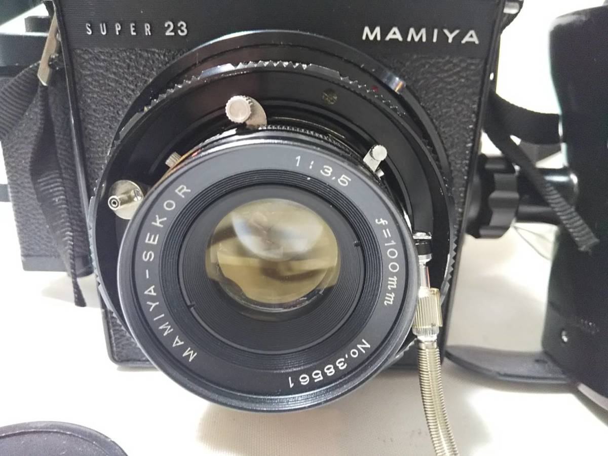 ☆希少品☆マミヤ MAMIYA SUPER 23 ボディ+SEKOR 100mm F3.5 #4938 MAMIYA
