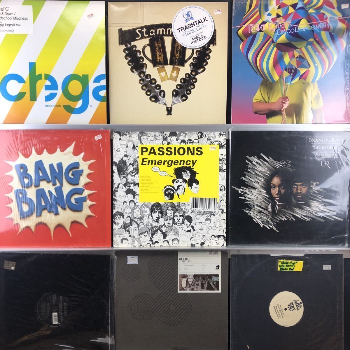 TECHNO テクノ　HOUSE ハウス　レコード　まとめ売り　54枚 House Techno Electro レコードまとめ売り 200枚超 2箱 RECORDハウス