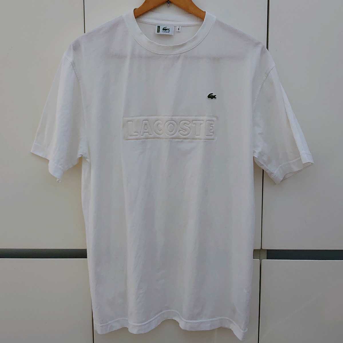 【限定セール，HOT】 ラコステ Tシャツ 半袖 メンズ サイズ4 Lサイズ相当 半袖Tシャツ(半袖Tシャツ)｜売買されたオークション情報、yahooの商品情報をアーカイブ公開 - オークファン 男性用