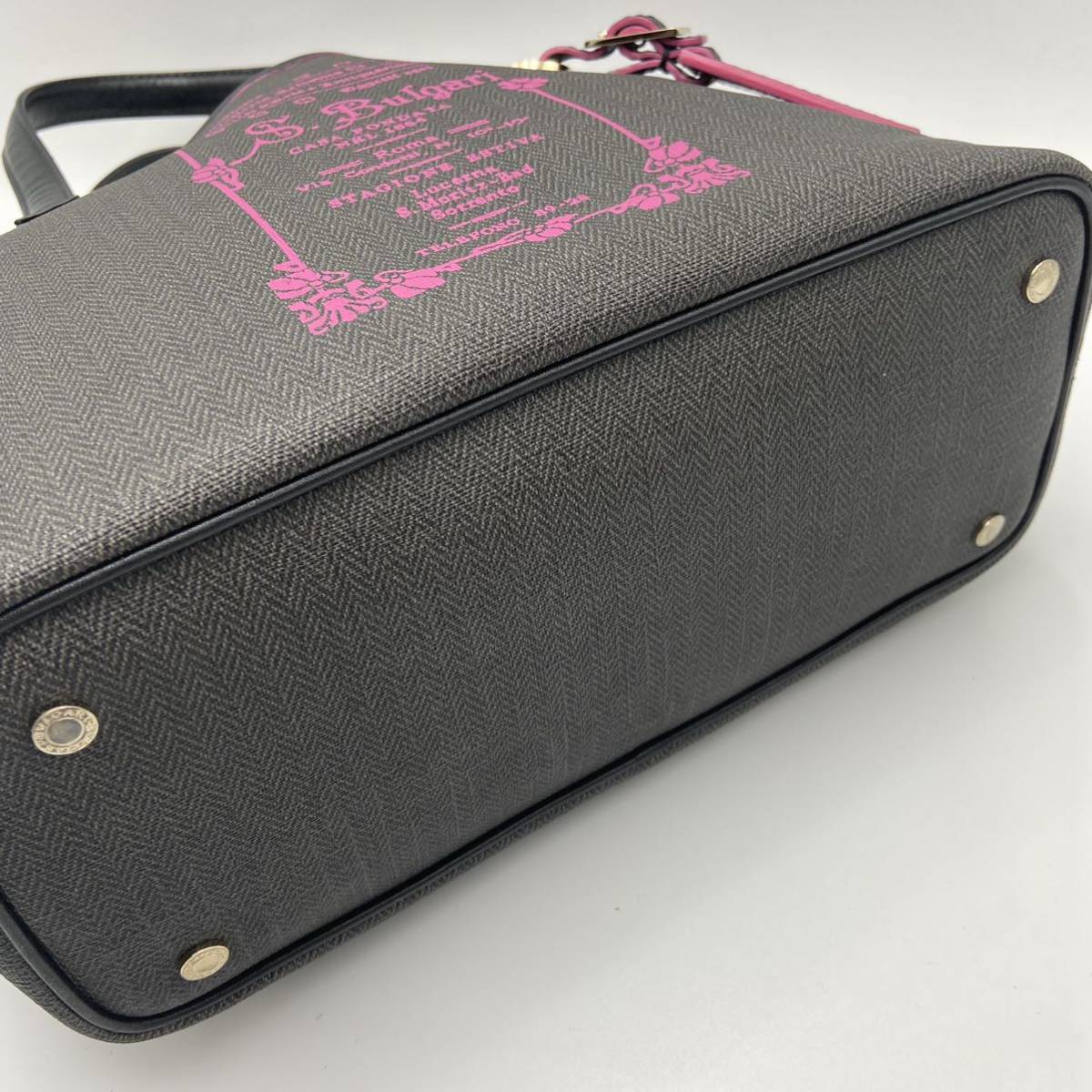 1円《極美品》ブルガリ BVLGARI コレツィオーネ トートバッグ 