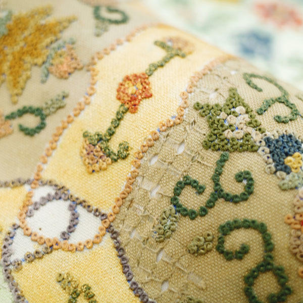 ◇みやがわ oy2115.最高級 袋帯 中国 相良刺繍 汕頭刺繍 スワトウ 手