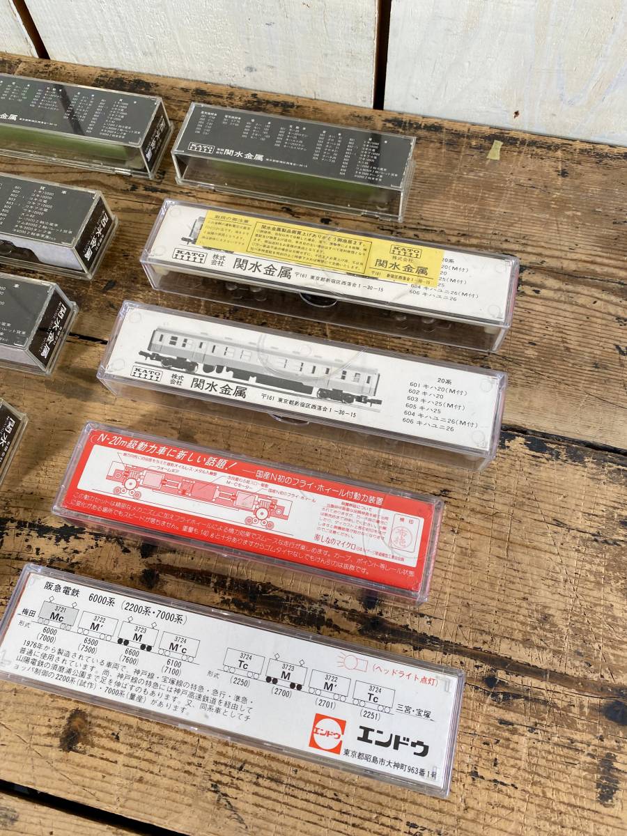 関水金属 KATO エンドウ 鉄道模型 10点 セット / 阪急3000系、6000系
