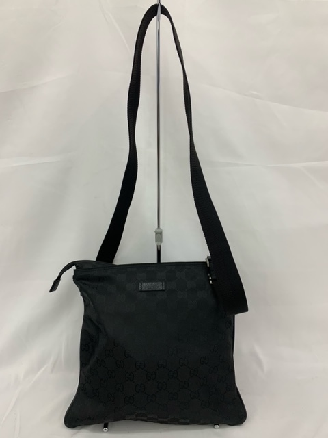 GUCCI グッチ ショルダーバック GGキャンバス GG柄 ブランド ブラック