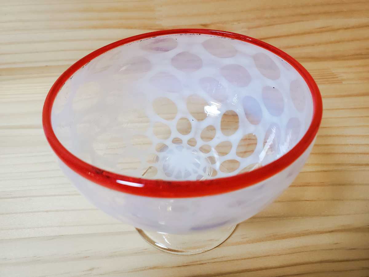 氷コップ 大正浪漫 大正 大正〜昭和初期 美品 大正ロマン 和ガラス 三