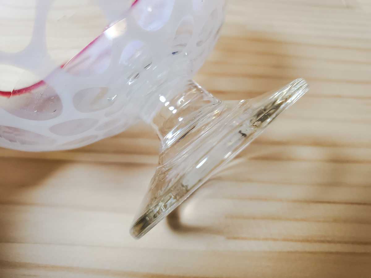 氷コップ 大正浪漫 大正 大正〜昭和初期 美品 大正ロマン 和ガラス 三