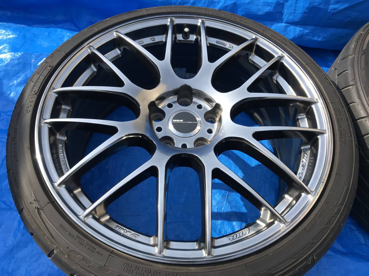 WORK ワーク エモーション M8R ガンメタGTK 19×8.5J+45 235/35-19 4本