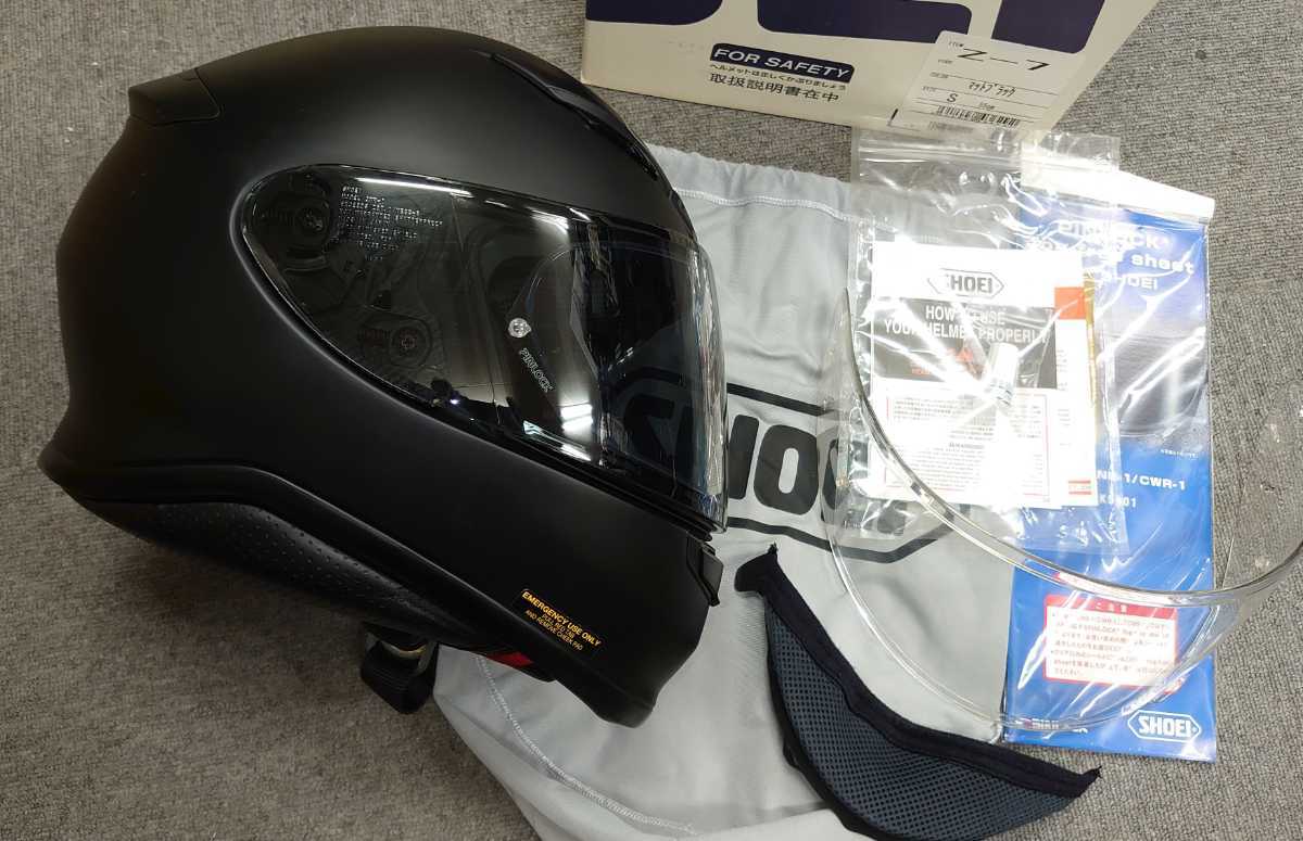SHOEI z-7 ブラックスモークシールド付 - フルフェイス
