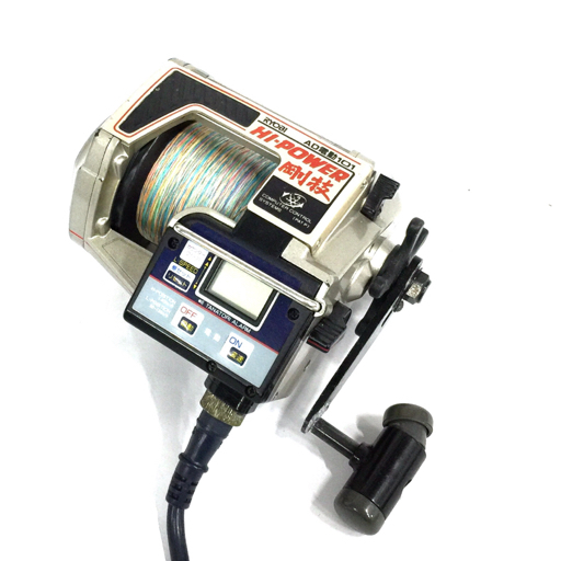 RYOBI AD 101 HI-POWER 剛技 電動リール リョウビ RYOBI AD電動101 HI-POWER 剛技 電動リール リョービ 動作確認済 QT051
