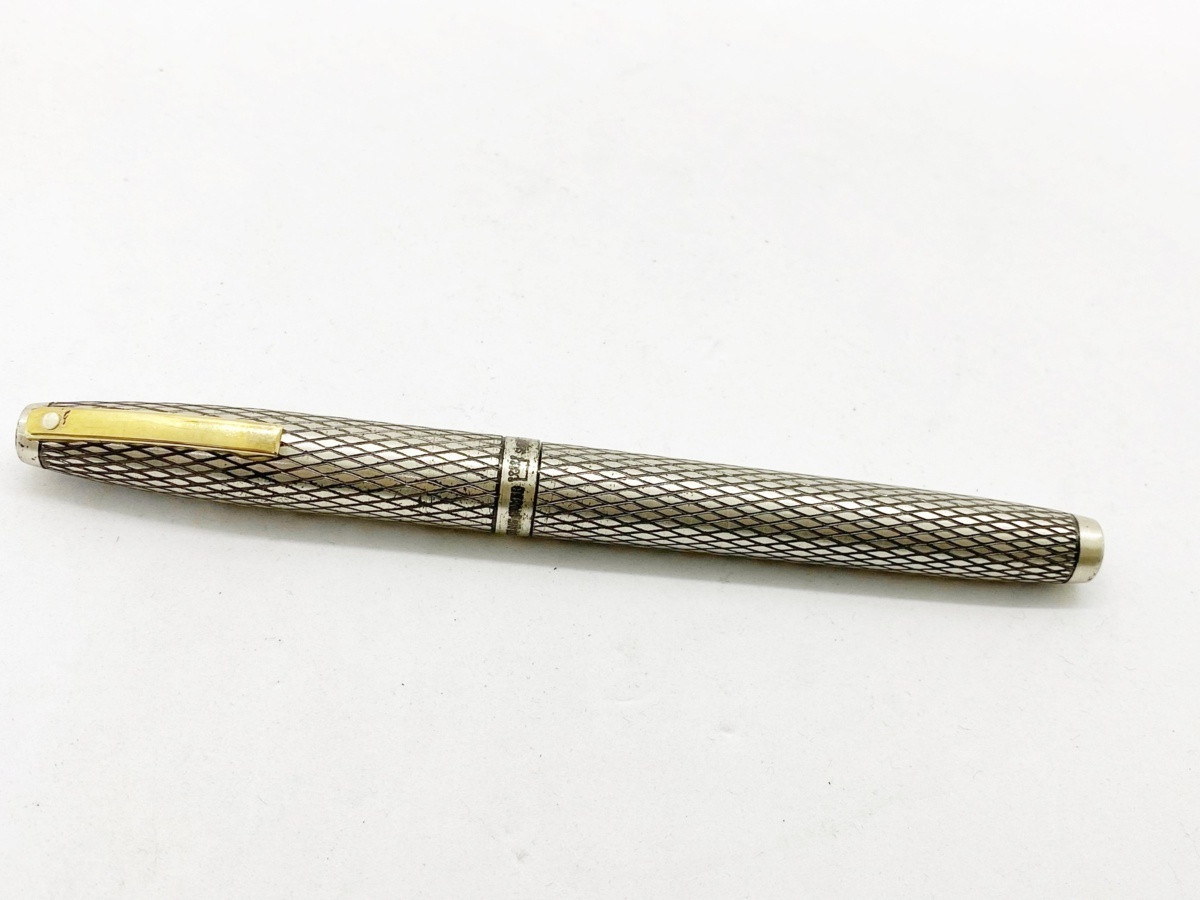 SHEAFFER 14K 万年筆 ボールペン セット スターリングシルバー