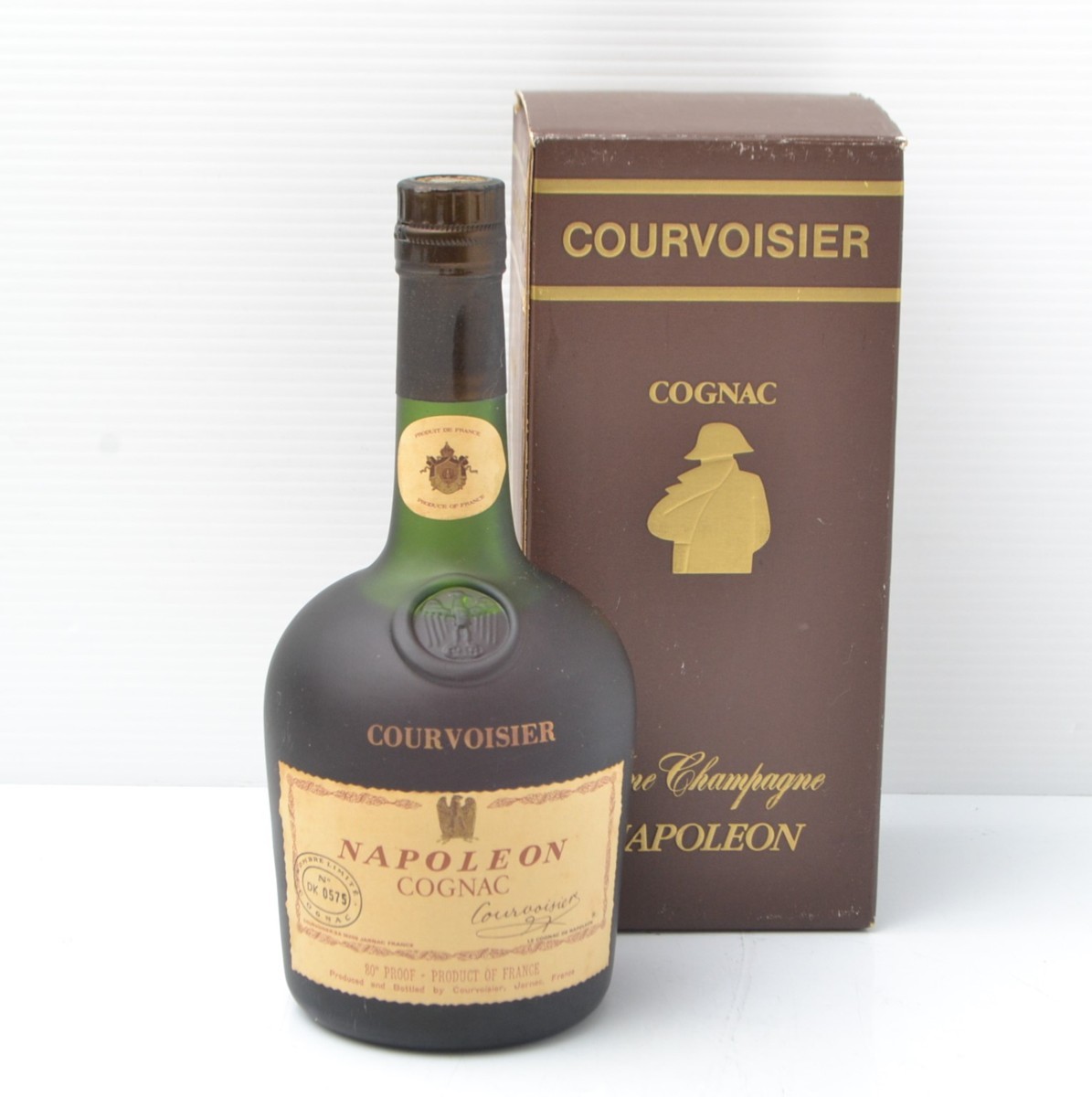 J002F33H【未開栓】COURVOISIER【NAPOLEON】COGNAC クルボアジェ