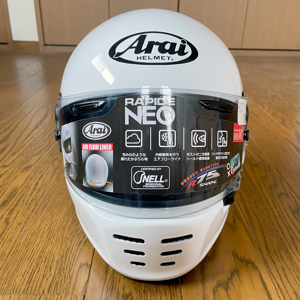 未使用 アライ Arai バイク用フルフェイスヘルメット RAPIDE NEO