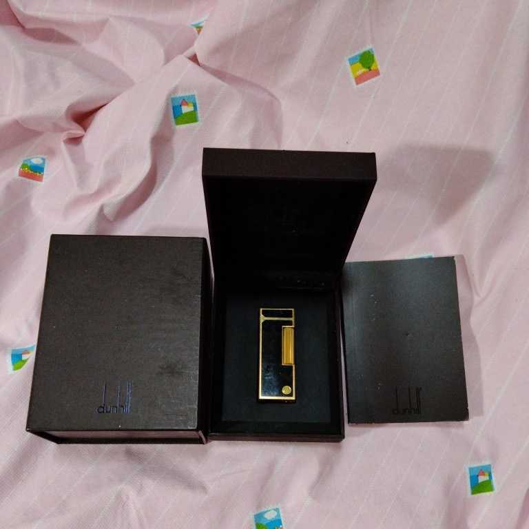dunhill ダンヒル ライター RL2401 炎 着火OK ブラックラッカー 