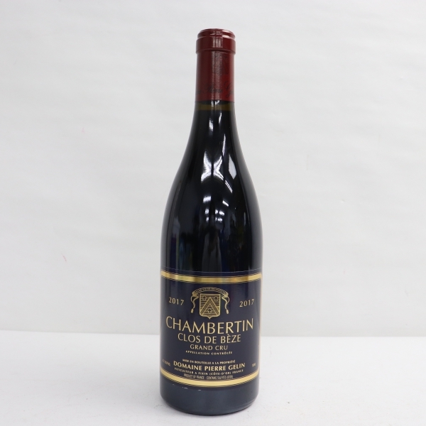  DOMAINE PIERRE GELIN ドメーヌ ピエール ジュラン シャンベルタン クロ ド ベーズ 2017 13.5% 750ml G22D150002(コート・ドゥ・ニュイ)｜売買されたオークション情報、yahooの商品情報をアーカイブ公開 - 赤