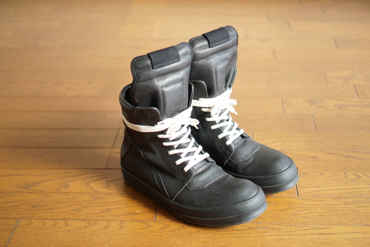 Rick Owens Geobasket Black 43 リックオウエンス ジオバスケット28cm