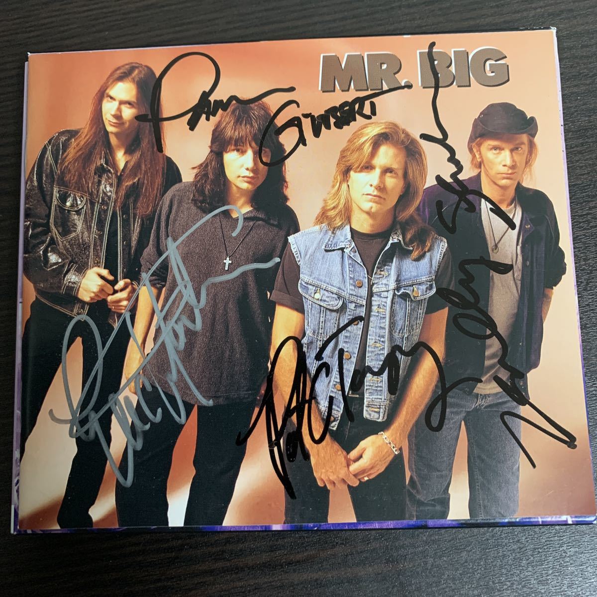 Big CD Man BIG サイン入り Hey - ミスタービッグ ミスター・ビッグ Mr
