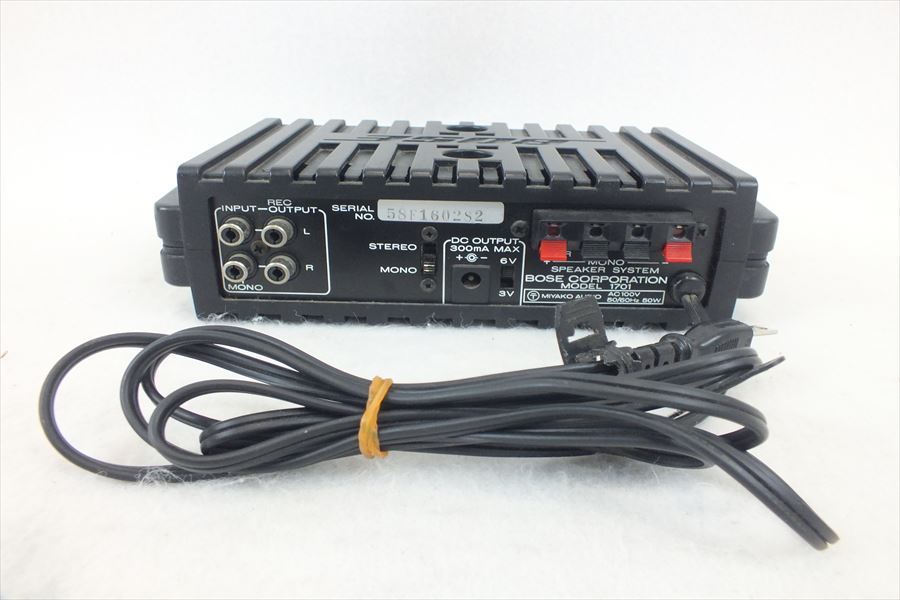 ☆ BOSE ボーズ 1701 アンプ 音出し確認済 中古 220407B9128 ボーズ