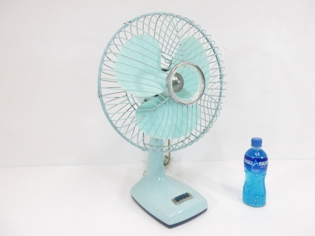 XL064□昭和レトロ ナショナル 扇風機 30cm 30DB / 卓上扇【引取可