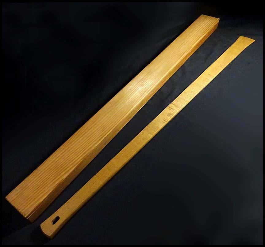 緑屋st□ 仏教美術 警策(きょうさく) 木箱 仏具 i9/1-5482/12-1#140