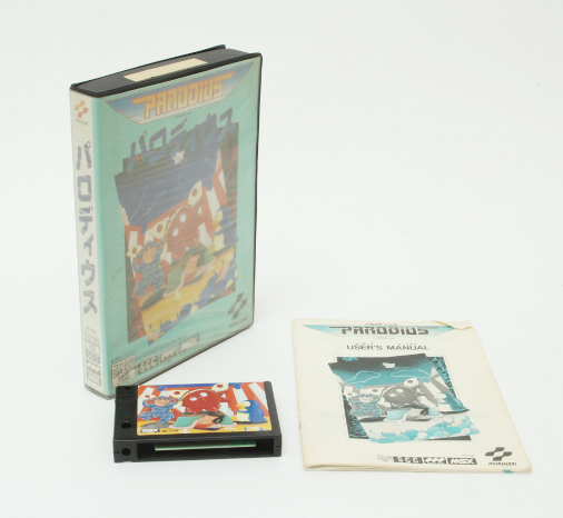 MSX パロディウス ギャグシューティング コナミ ROM版 箱説明書付