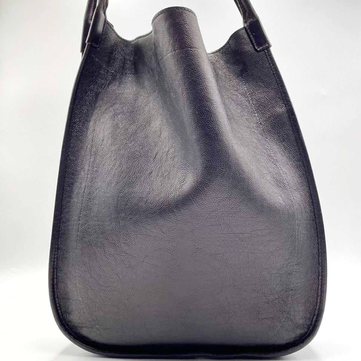 極美品》『品格の頂』 Yves Saint Laurent モンバサ ショルダーバッグ 