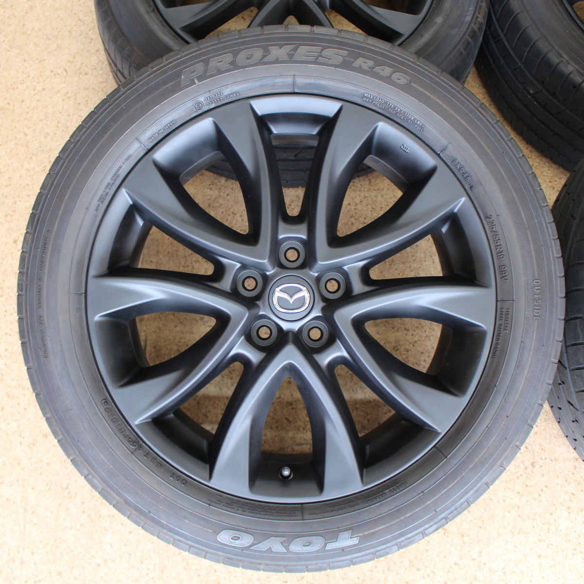 MAZDA マツダ 純正 19インチ ブラック TOYO プロクセス R46 225/55R19 