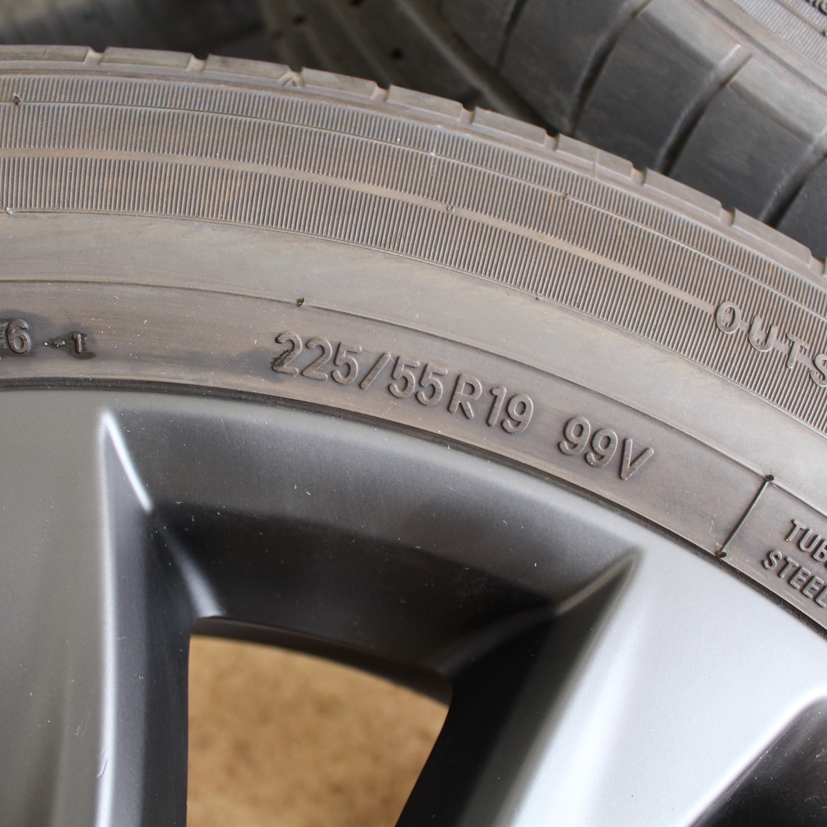 MAZDA マツダ 純正 19インチ ブラック TOYO プロクセス R46 225/55R19 