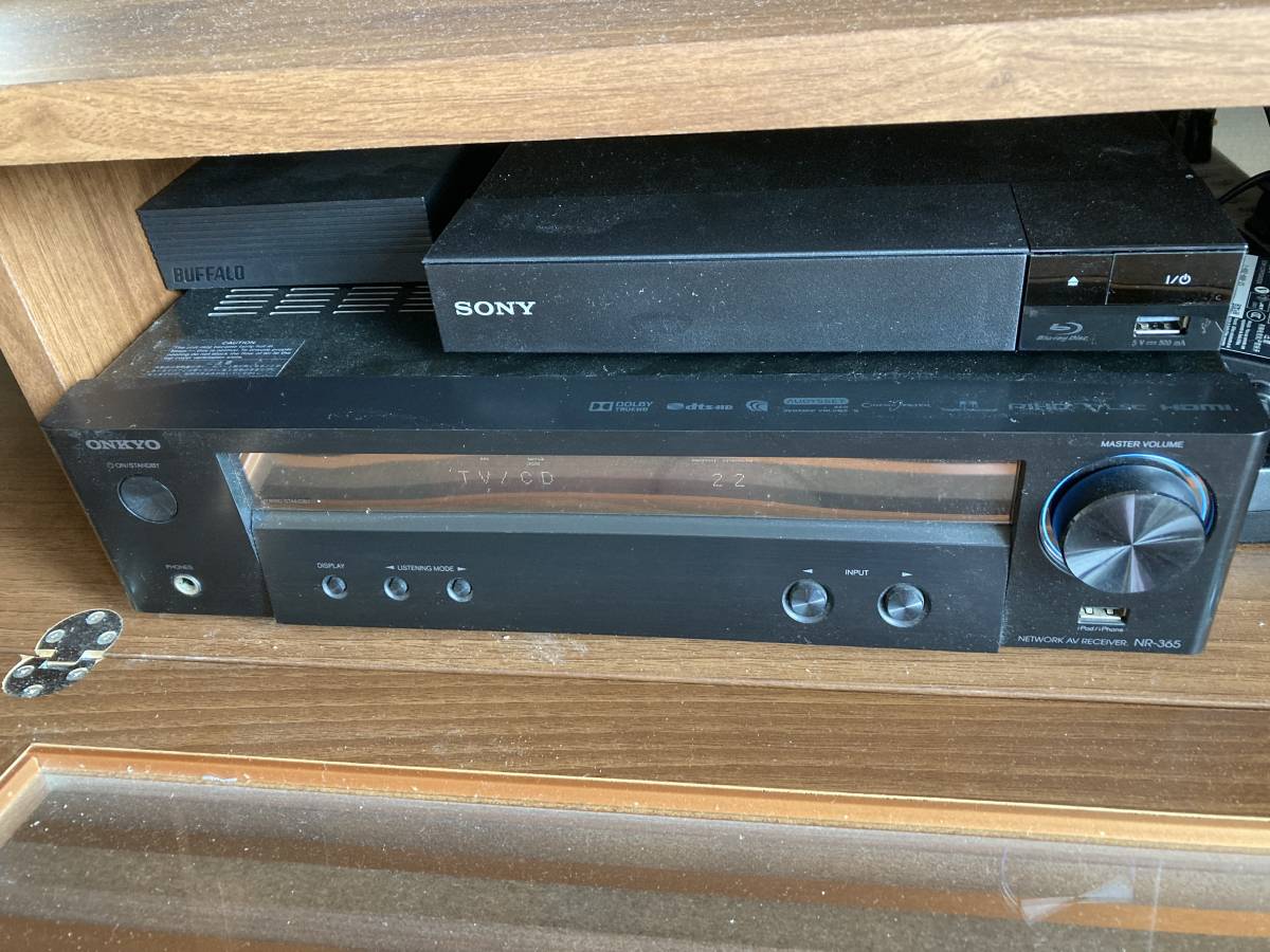 ONKYO ネットワークAVレシーバー NR-365 NR-365(B) : オンキヨー 