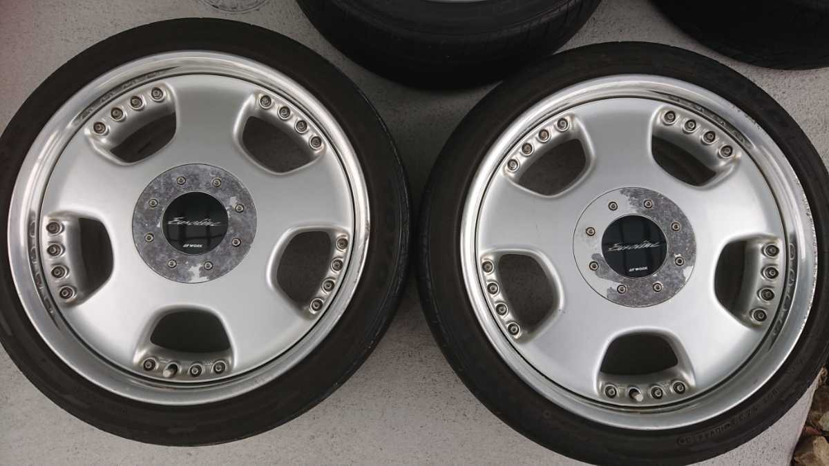 WORK】ワーク ユーロライン 17×7JJ＋35 PCD100 4穴5穴マルチ トーヨー 